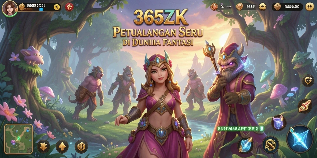 Tampilan gameplay 365ZK yang menarik dan penuh petualangan.