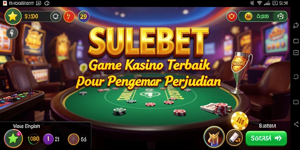 Screenshot SULEBET menunjukkan gameplay Kasino yang mendebarkan.