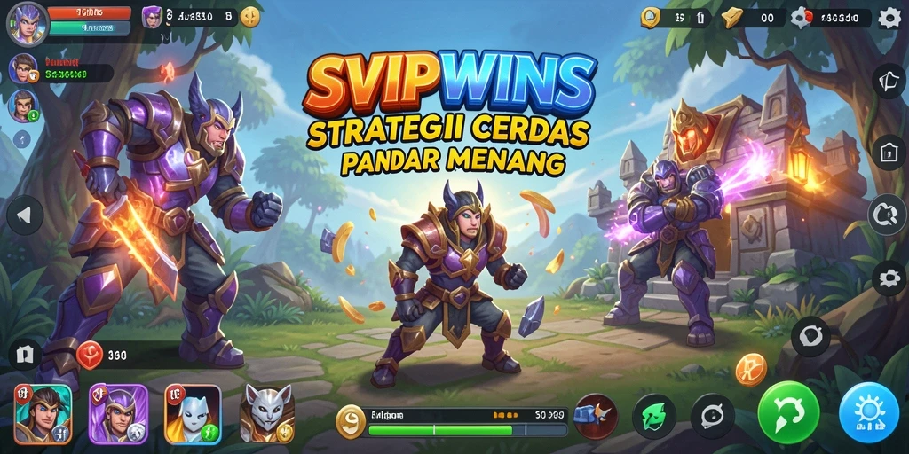 Screenshot utama SVIPWINS menampilkan gameplay strategis yang memikat.