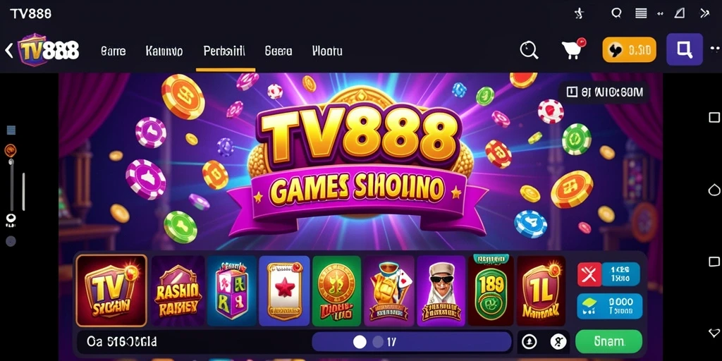 Tampilan gameplay TV888 yang penuh aksi dan tantangan Kasino.