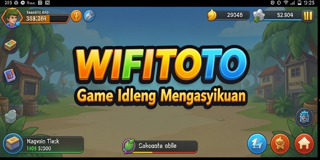 Tangkapan layar WIFITOTO menampilkan gameplay santai dan karakter yang menarik.